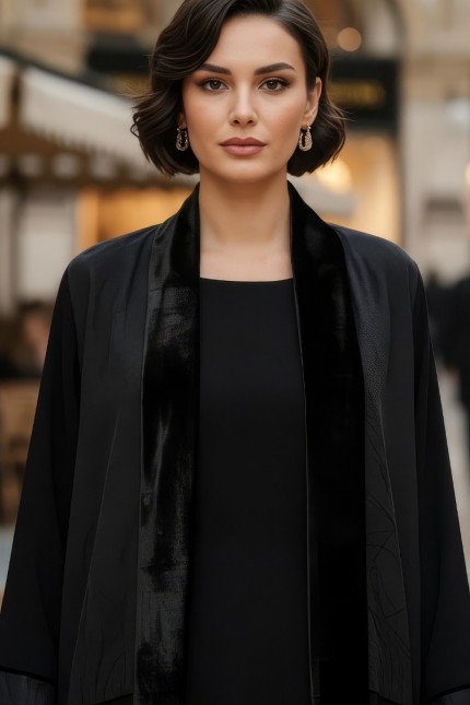 عباية كريب وجاكار 01035