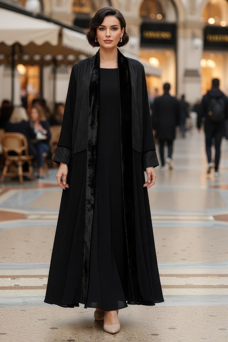 عباية كريب وجاكار 01035