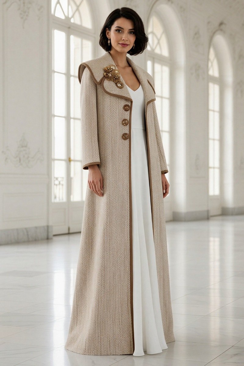 عباية من نسيج تويد الفاخر 010117 عباية من نسيج تويد الفاخر 010117