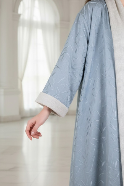 عباية 01054 عباية قابلة للعكس من الكتان الناعم