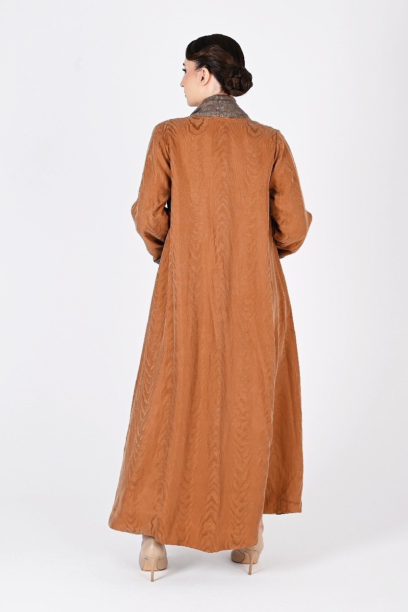 عباية تلبس من الجهتين لينين و حرير 01028