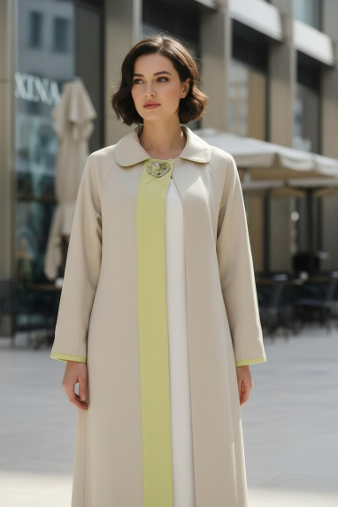 عباية من قماش التافتا الفاخر 010120