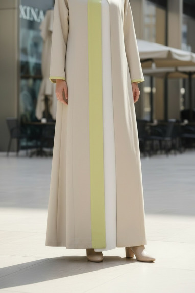 عباية من قماش التافتا الفاخر 010120