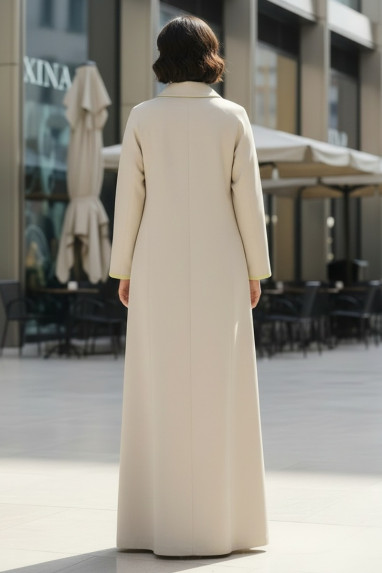 عباية من قماش التافتا الفاخر 010120