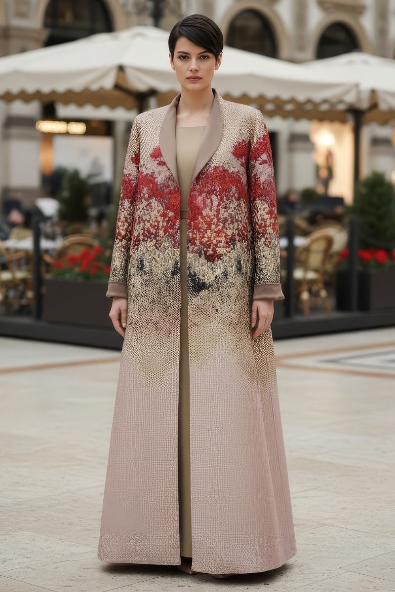 عباية من قماش الجاكار الفاخر 010119