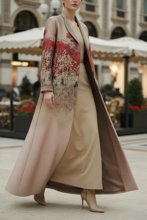 عباية من قماش الجاكار الفاخر 010119