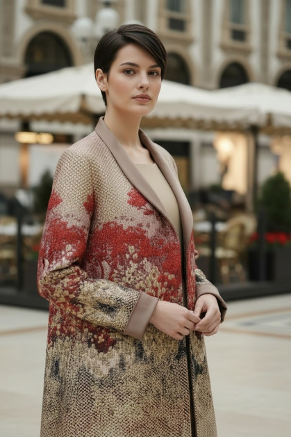 عباية من قماش الجاكار الفاخر 010119