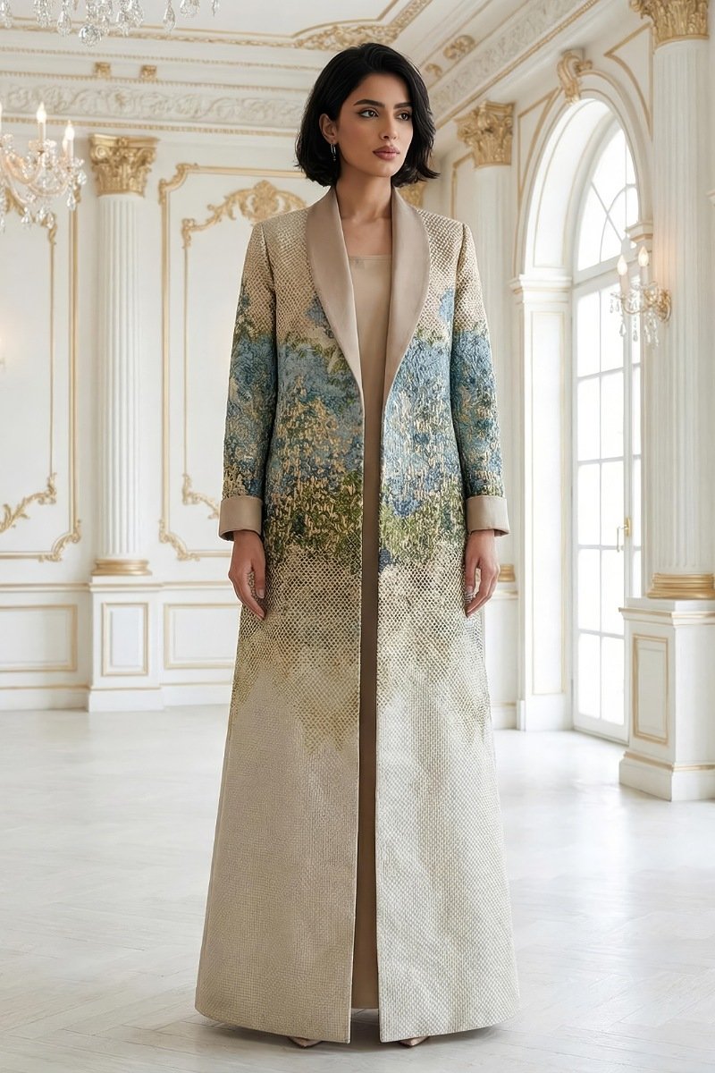 عباية جاكار منقوش فاخر 010123 عباية جاكار منقوش فاخر 010123