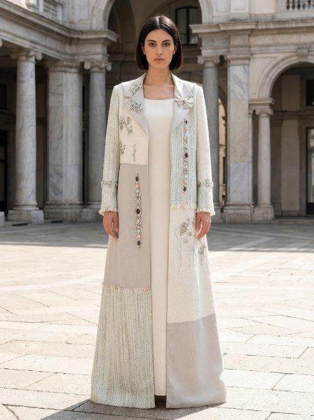 عباية بلاتية من الألوان الهادئة 01089 عباية بلاتية من الألوان الهادئة 01089