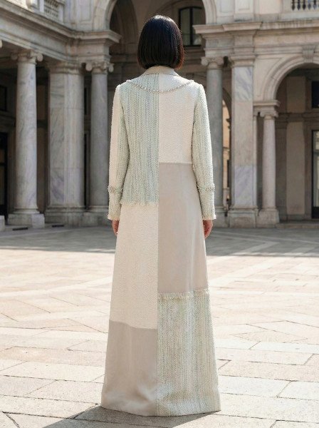 عباية بلاتية من الألوان الهادئة 01089 عباية بلاتية من الألوان الهادئة 01089