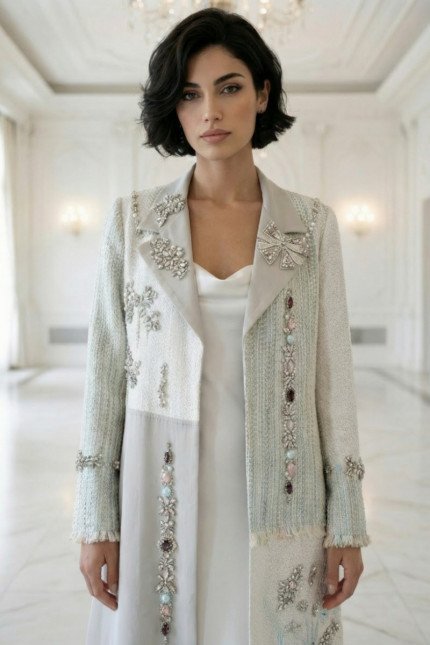 عباية من قماش التويد الفاخر 010124 عباية من قماش التويد الفاخر 010124