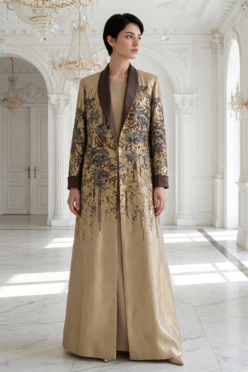 عباية جاكار منقوشة 010131 عباية جاكار منقوشة 010131