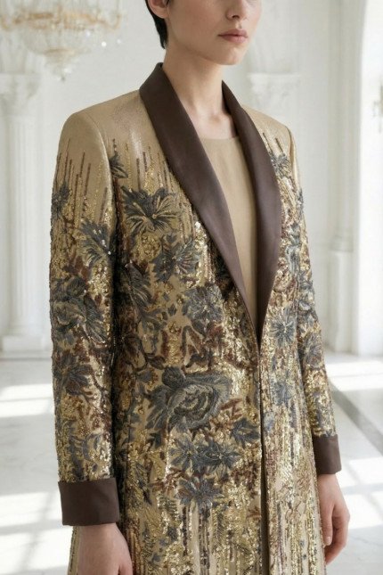 عباية جاكار منقوشة 010131