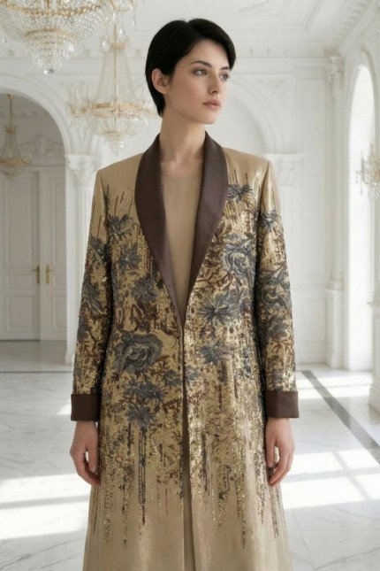 عباية جاكار منقوشة 010131