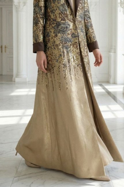 عباية جاكار منقوشة 010131