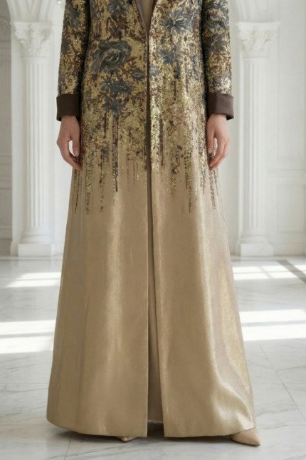 عباية جاكار منقوشة 010131