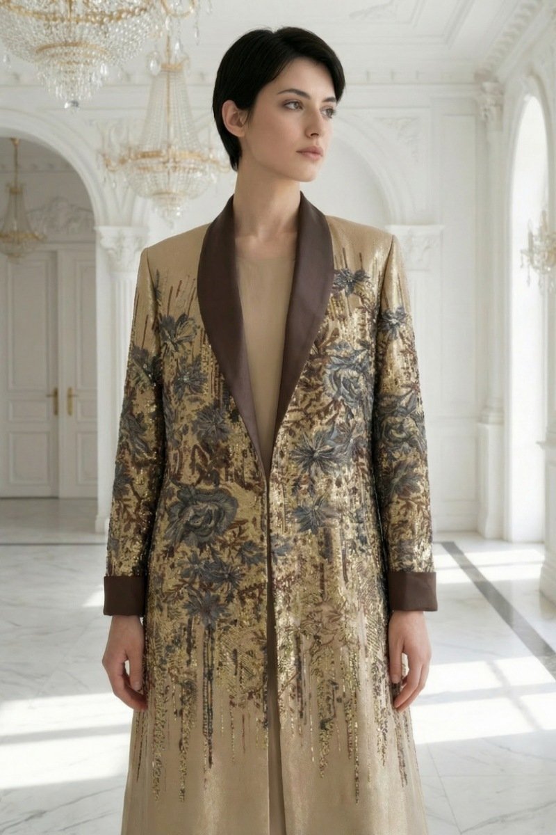 عباية جاكار منقوشة 010131