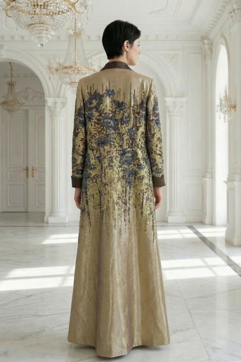 عباية جاكار منقوشة 010131