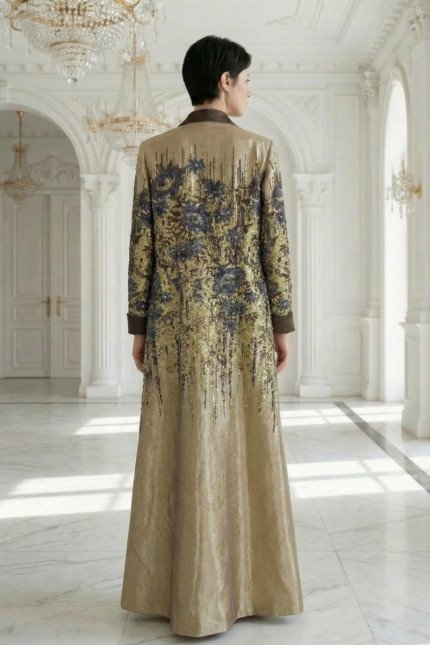 عباية جاكار منقوشة 010131