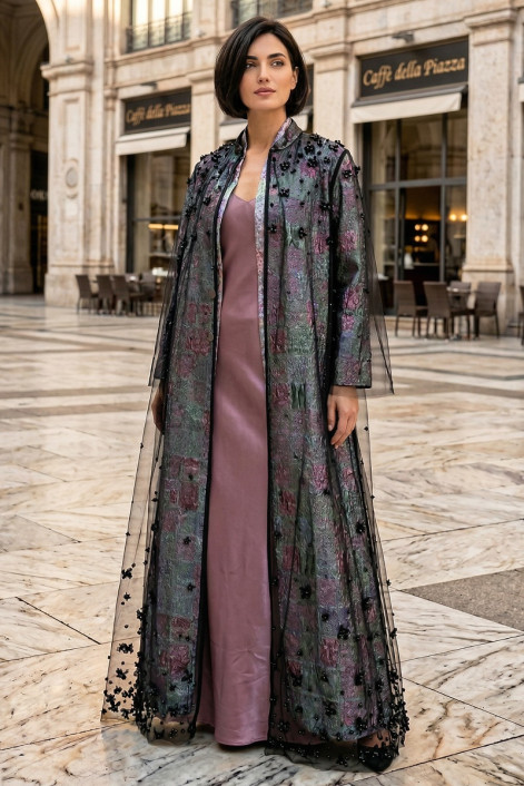 عباية جاكار مع تل أسود 010138