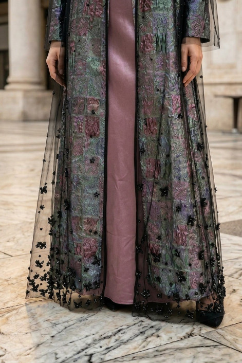 عباية جاكار مع تل أسود 010138