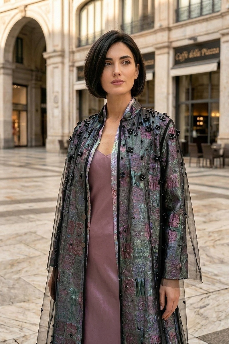 عباية جاكار مع تل أسود 010138