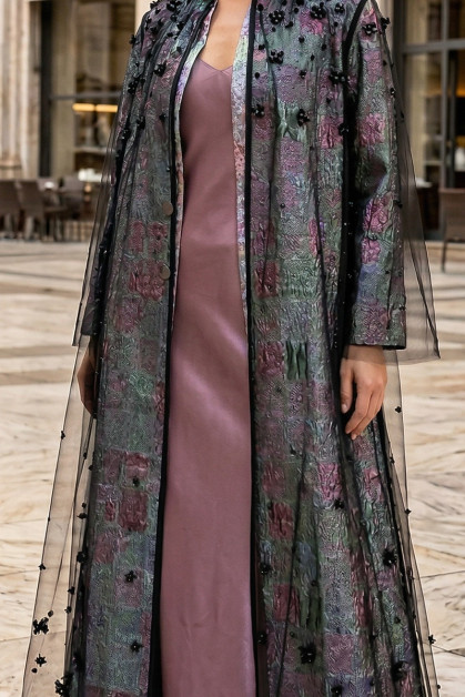 عباية جاكار مع تل أسود 010138