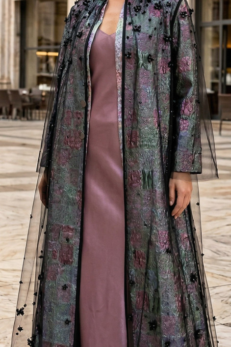 عباية جاكار مع تل أسود 010138