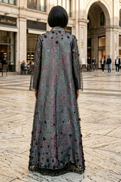 عباية جاكار مع تل أسود 010138