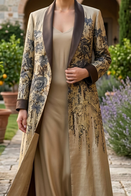 عباية جاكار منقوشة 010131