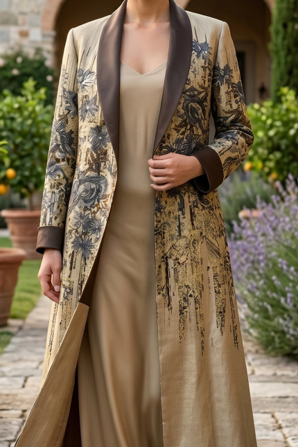 عباية جاكار منقوشة 010131