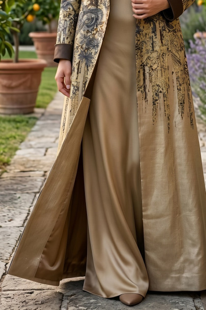 عباية جاكار منقوشة 010131