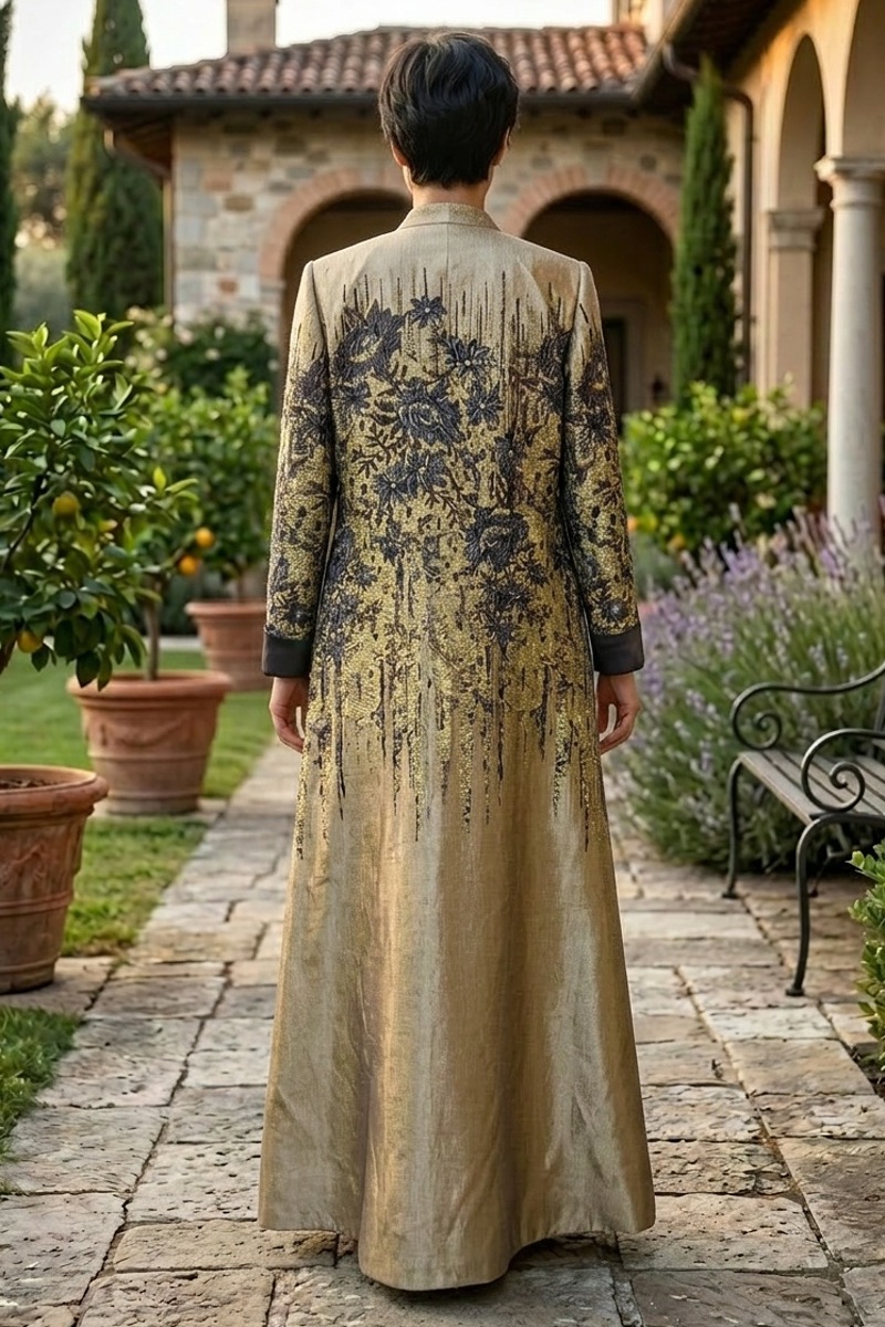 عباية جاكار منقوشة 010131