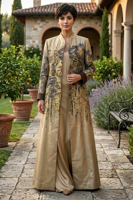 عباية جاكار منقوشة 010131