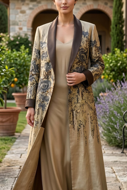 عباية جاكار فاخر منقوشة 010144