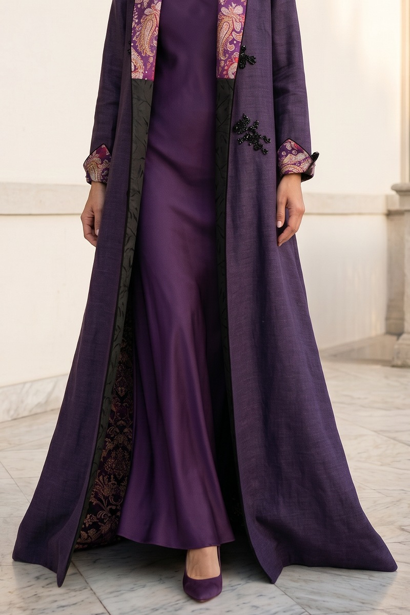 عباية من الكتان الفاخر ( لينين) 010147