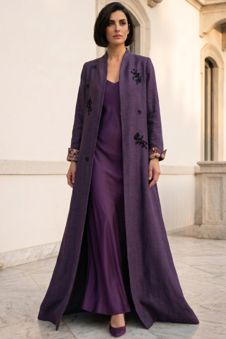 عباية من الكتان الفاخر ( لينين) 010147