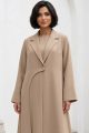 Abaya luxury crepe latte color 01070