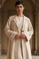 Linen Abaya cream color 045