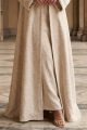 Linen Abaya cream color 045