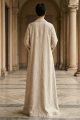 Linen Abaya cream color 045