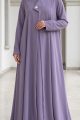 عباية كريب ناعم موڤ فاتح 066