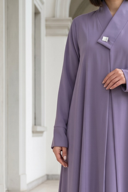 عباية كريب ناعم موڤ فاتح 066
