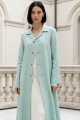 Abaya linen light grass green color 01078