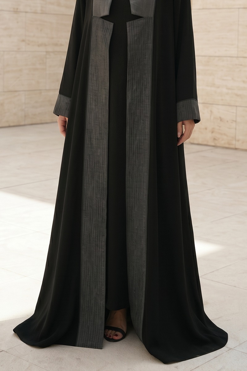 عباية كريب مع جاكار 0104
