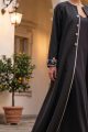 عباية من قبل التافتا رمادي خشبي داكن 010165