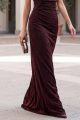 Inner dress burgundy color 010127