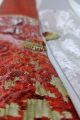 Abaya white luxury linen with jaqar 010136