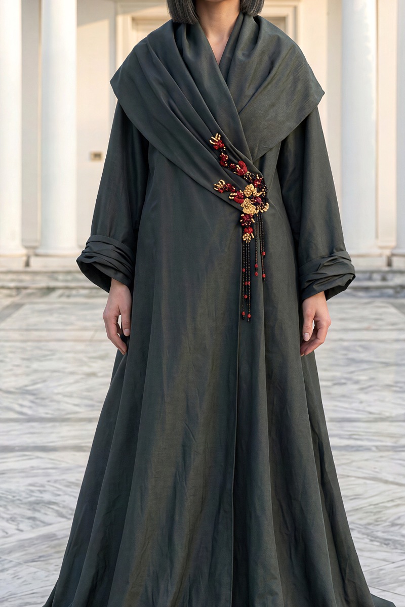 Abaya  luxury soft Taffita 01092