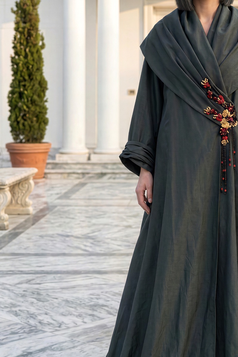 Abaya  luxury soft Taffita 01092